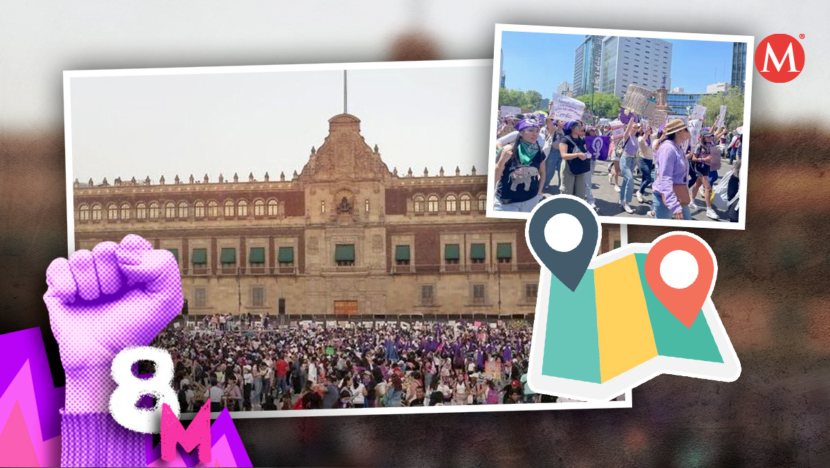 Se prevé que colectivos  de la 'Marea Purpura' se concentren en diversos puntos de Reforma. | Especial