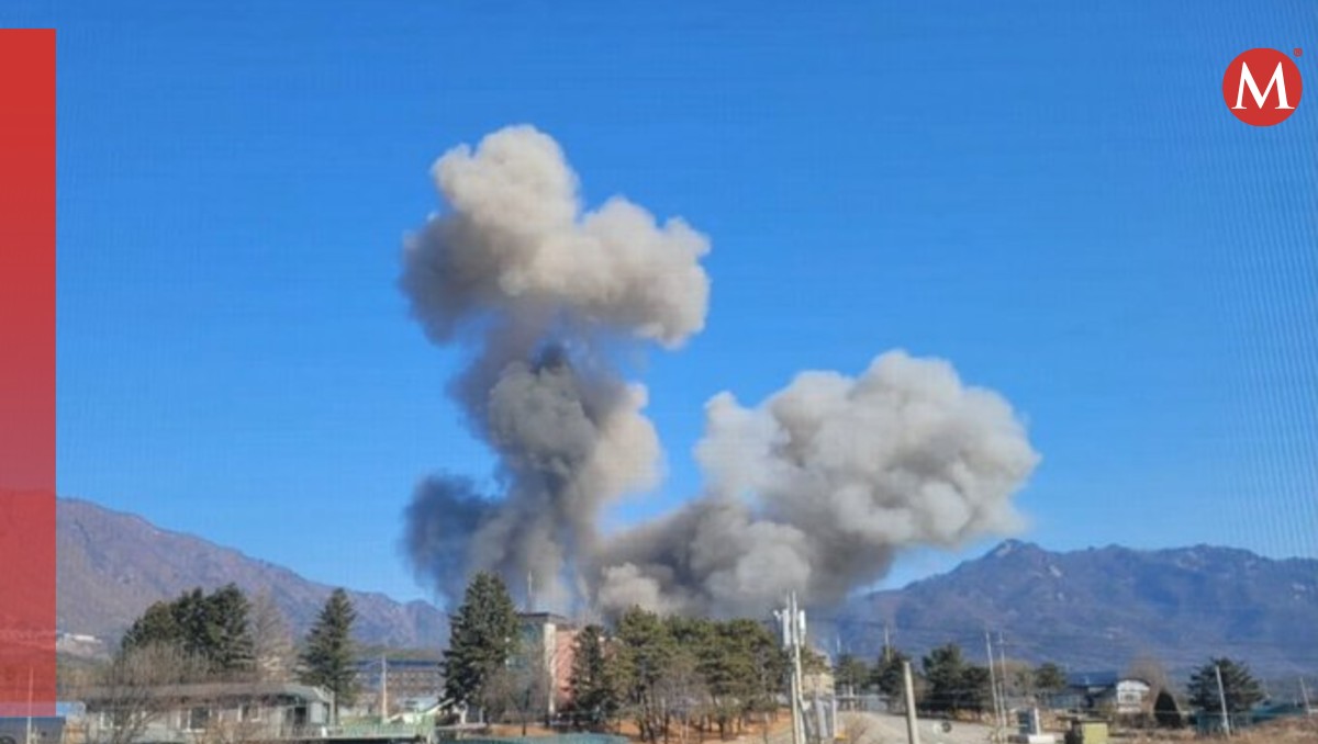 Proyectil impacta en residencia de Corea del Sur. (Foto: YTN)