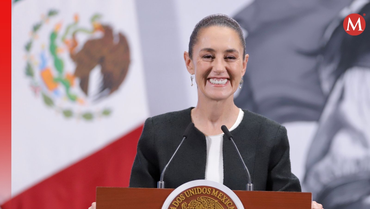 Claudia Sheinbaum Pardo en Palacio Nacional. | Foto: Ariel Ojeda
