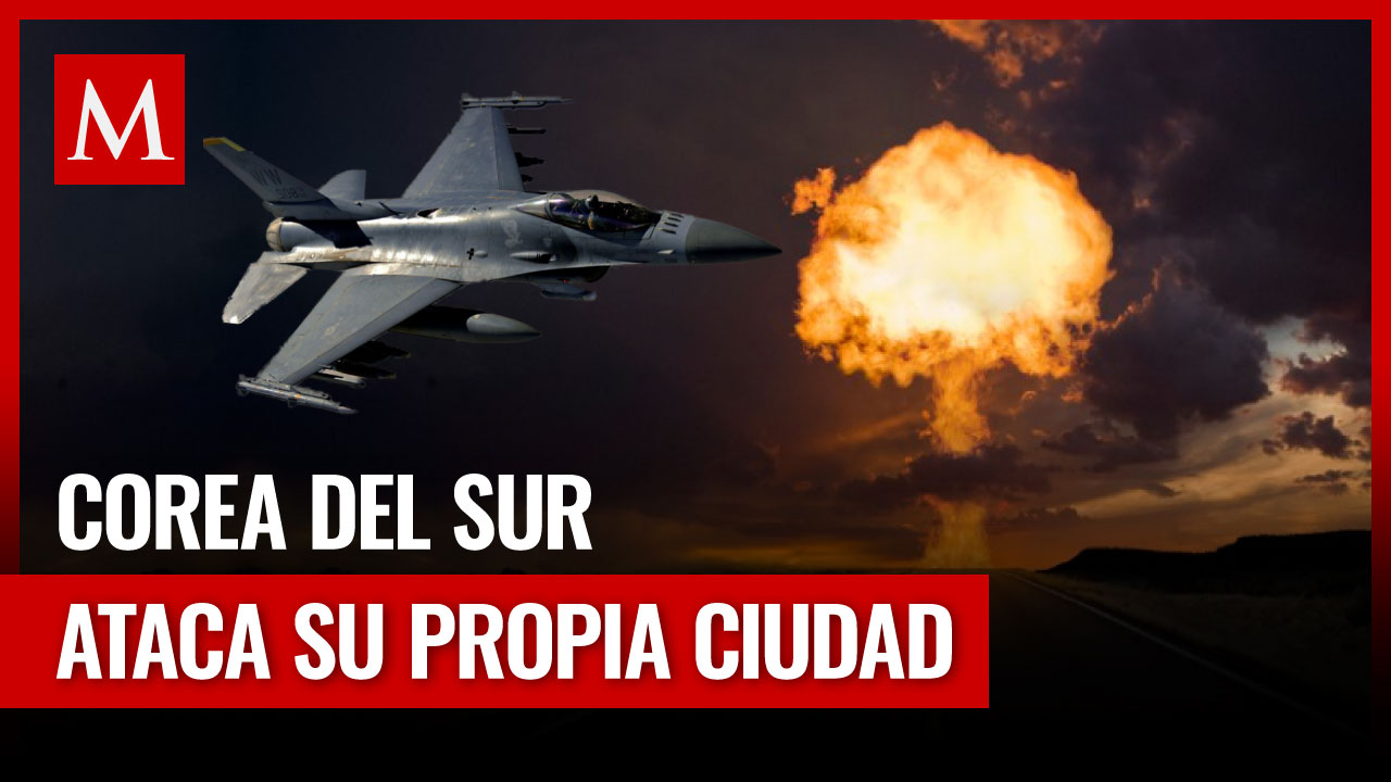 "Error" que casi se convierte en tragedia: aviones surcoreanos bombardean por accidente una ciudad