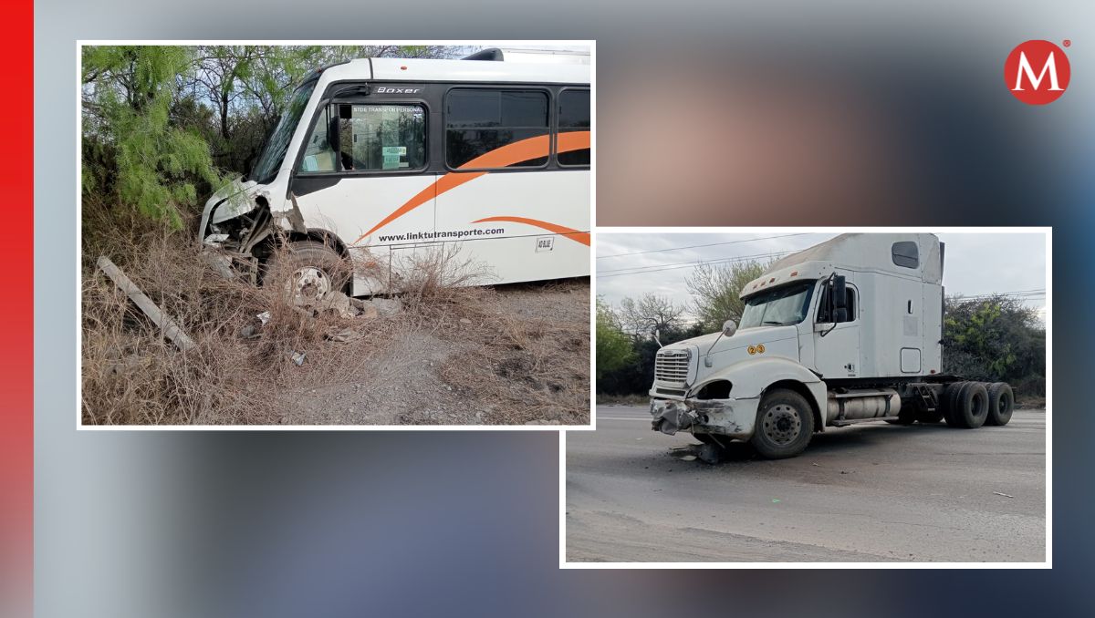 Las tres personas lesionadas fueron valoradas en el sitio del accidente. / Mayte Villasana