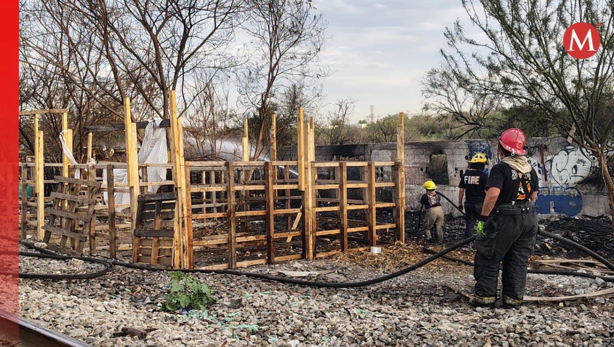 El siniestro fue controlado por Bomberos de Guadalupe. / Miranda Arias