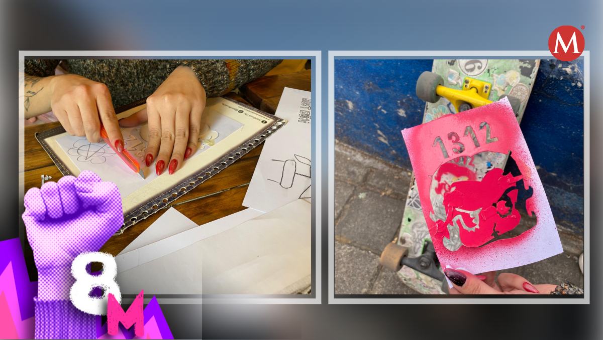 El stencil es una de las técnicas más empleadas en los actos de iconoclasia. | Foto: Monserrat Mata