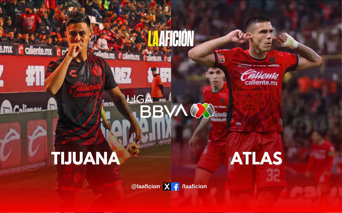 ¿A qué hora juega Xolos vs Atlas? Dónde VER partido de la Liga MX 2025