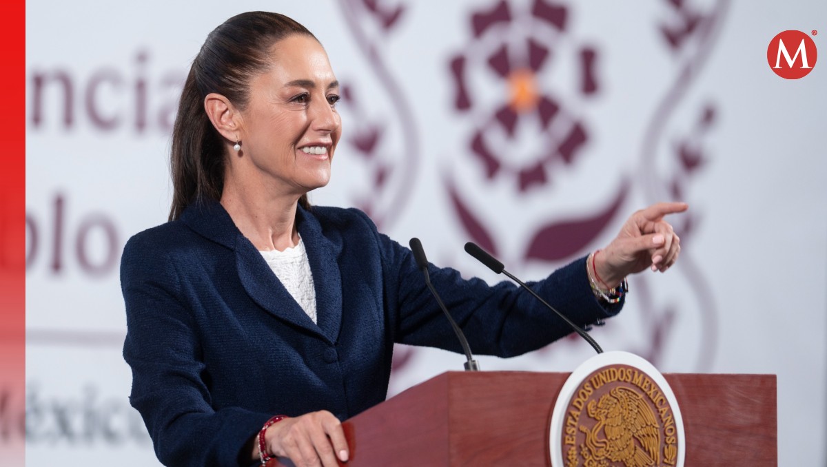 Claudia Sheinbaum encabezó una asamblea en el Zócalo ayer. | Especial