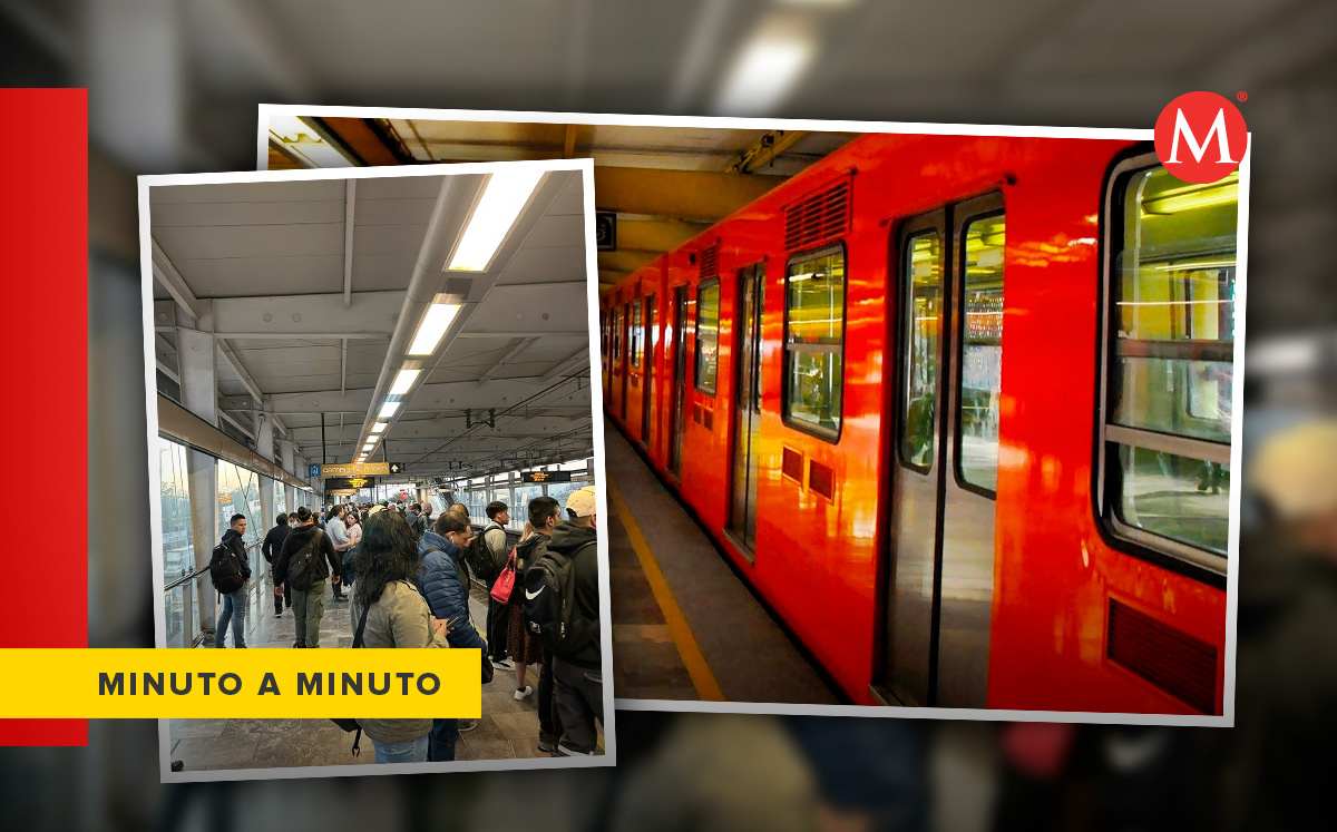 El Metro comenzó la semana con retrasos. | Especial