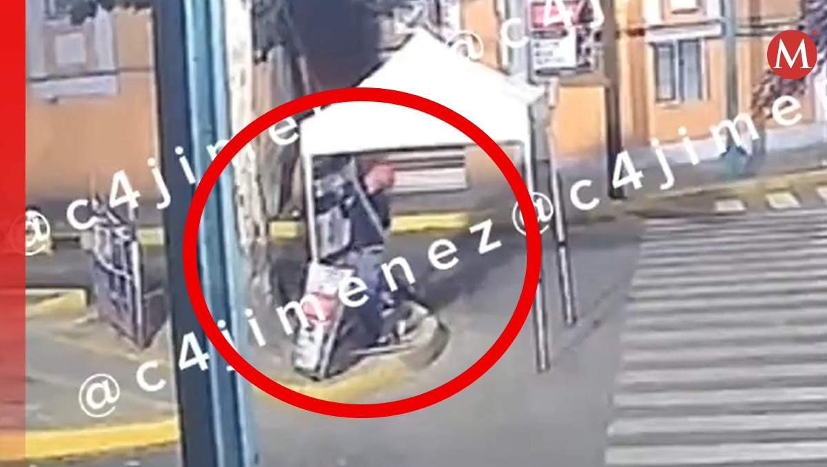 El hombre robó la torreta de un puesto de vigilancia en la colonia Agricultura, alcaldía Miguel Hidalgo. | Especial