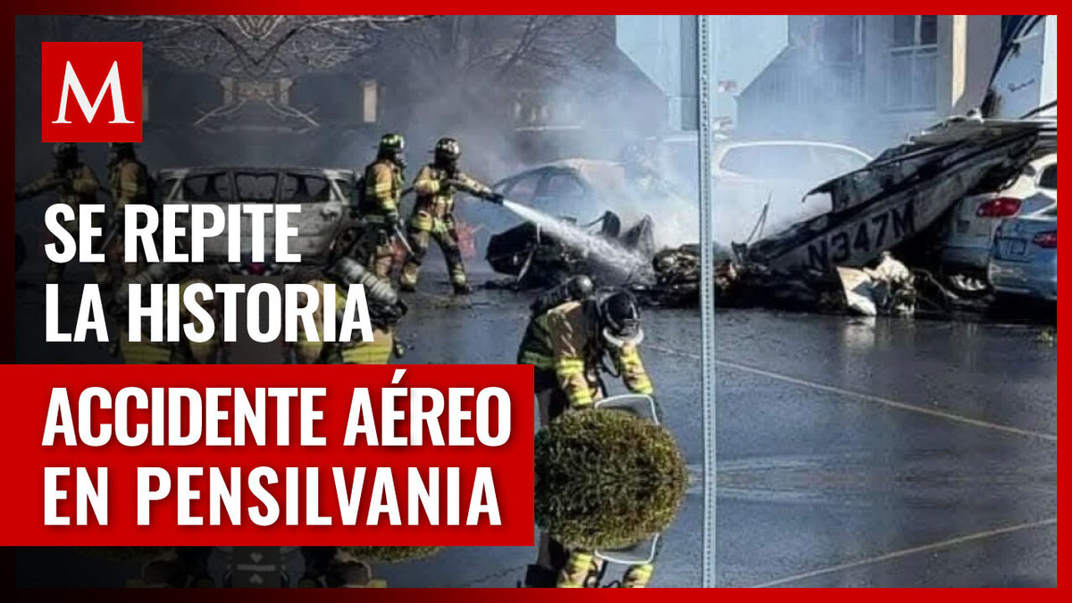 Impactante desplome de avioneta en Pensilvania: Imágenes y videos revelan la escena