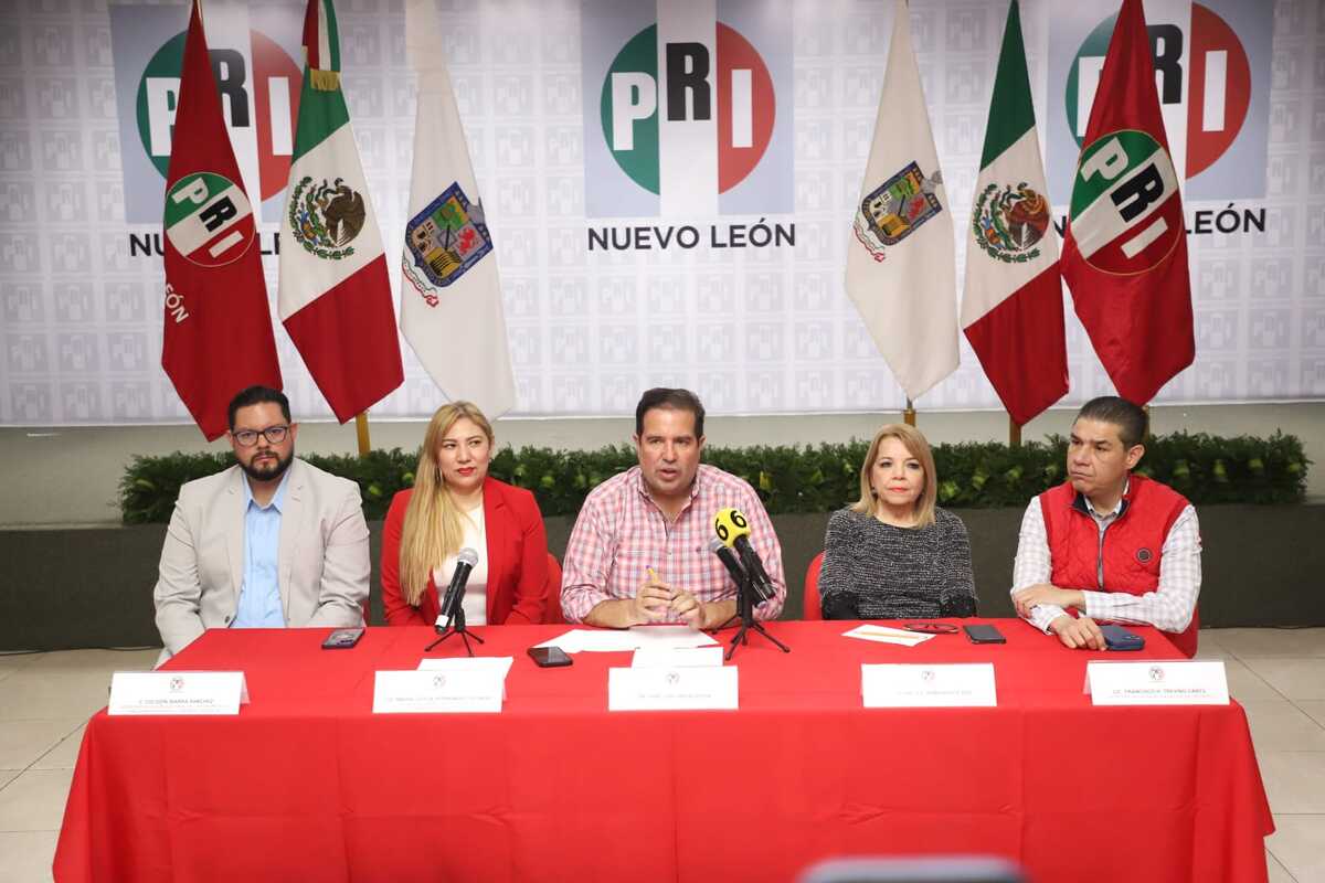PRI NL no descarta ir en alianza en elecciones de gobernador en 2027. Foto: Luis Guerra