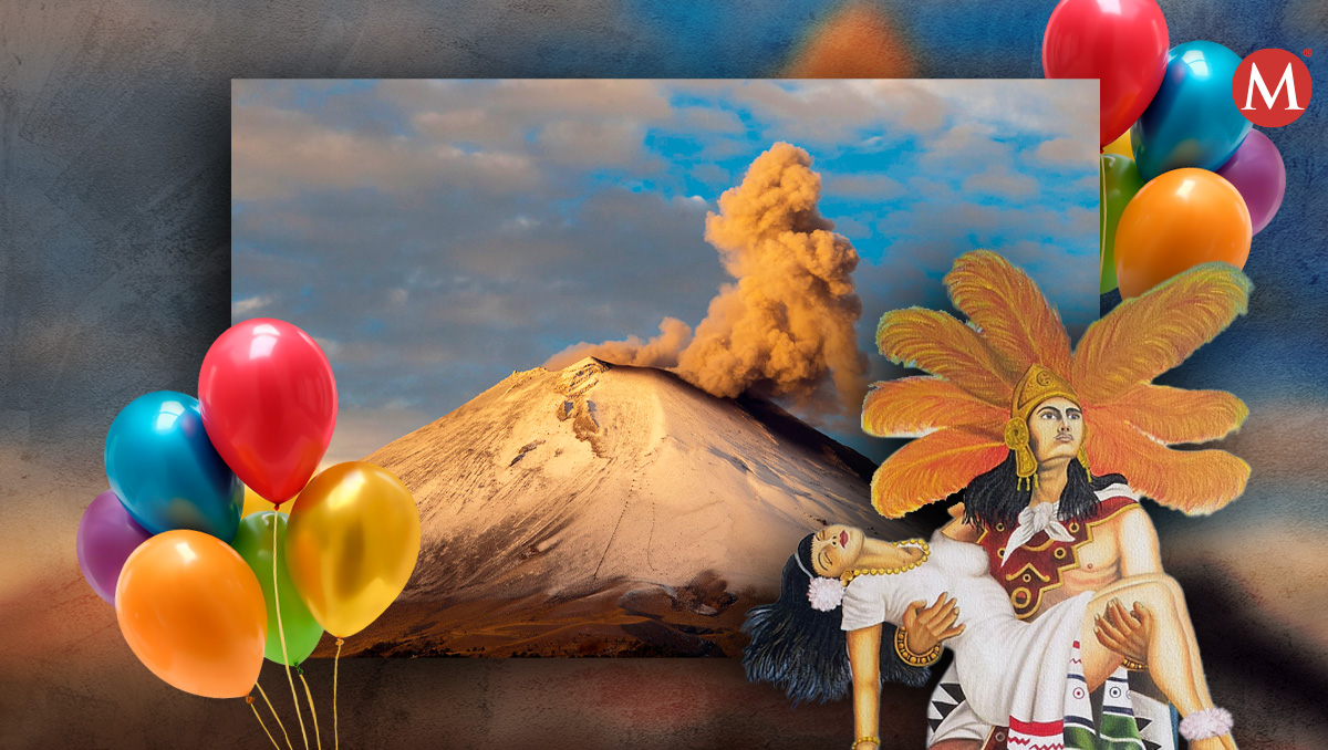 Volcán Popocatépetl celebra su cumpleaños con 'Don Goyo Fest' | Andrés Lobato / Diseño Sam Martz