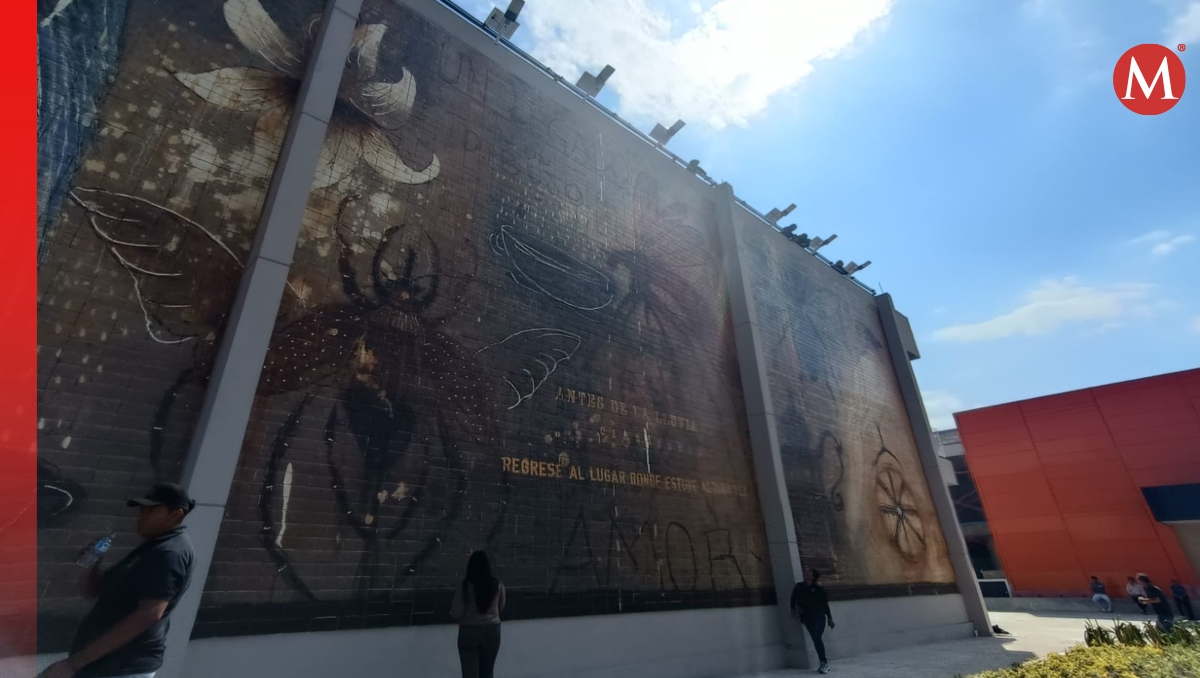 Inauguran en Puebla el mural Polinización de Amador Monte | Nancy Camacho