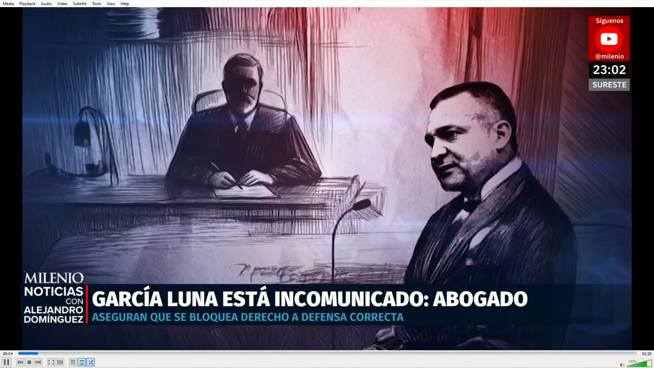 Genaro García Luna permanece aislado e incomunicado en prisión de EU según su abogado