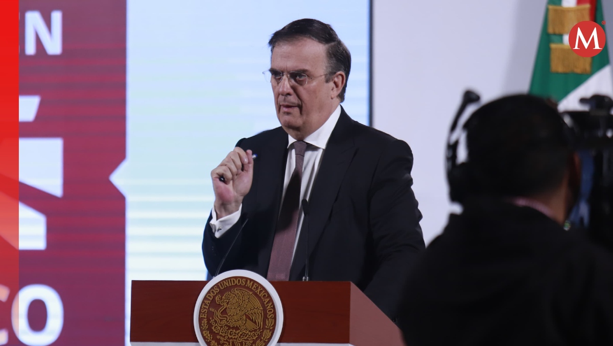 Marcelo Ebrard, secretario de Economía federal, en la conferencia mañanera del 13 de marzo en Palacio Nacional. | Juan Carlos Bautista