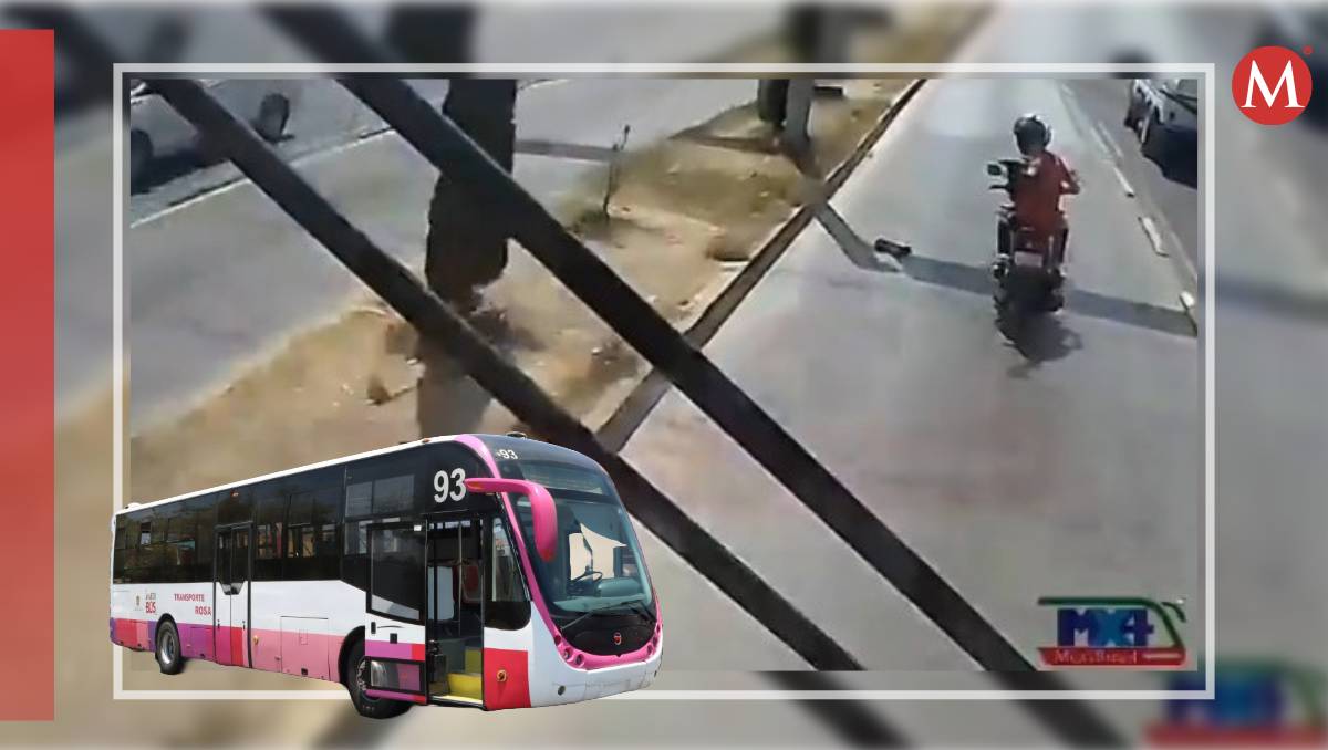 Motociclista apunta con arma de fuego a conductor de Mexibús en Línea 4. | Especial