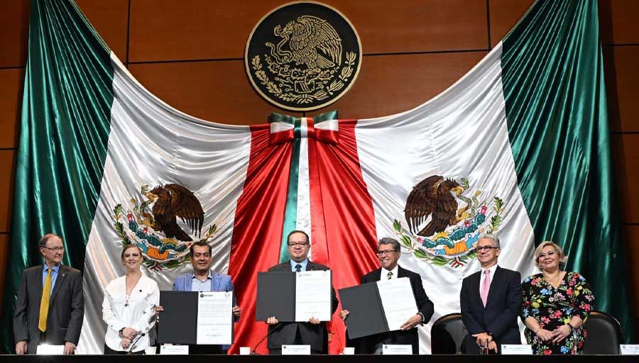 La UNAM y la Cámara de Diputados acordaron trabajar en proyectos. (Fotos: @UNAM_MX)