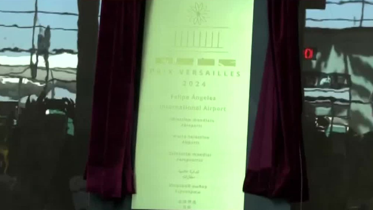 AIFA recibe placa conmemorativa por el Prix Versalles que lo ubica entre los mejores 6