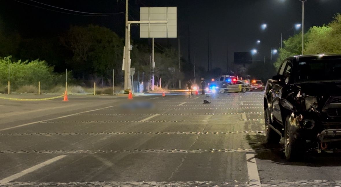 El atropello provocó severas afectaciones viales en la Carretera Nacional. Ángel Mercado