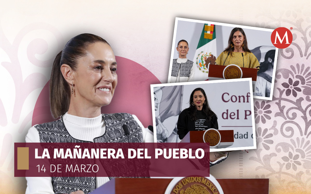 La Mañanera del Pueblo HOY 14 de marzo de 2025 | Fotos: EFE