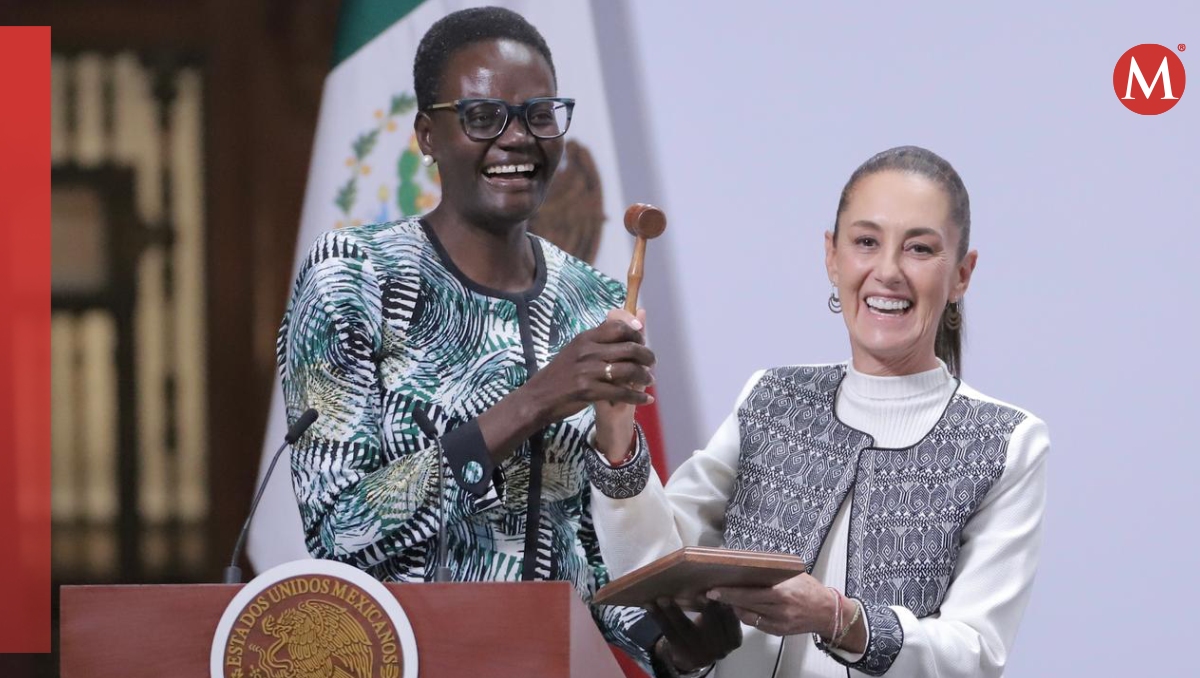 Tulia Ackson, Presidenta de la Unión Interparlamentaria y Claudia Sheinbaum Pardo, Presidenta de México. | Foto: Ariel Ojeda