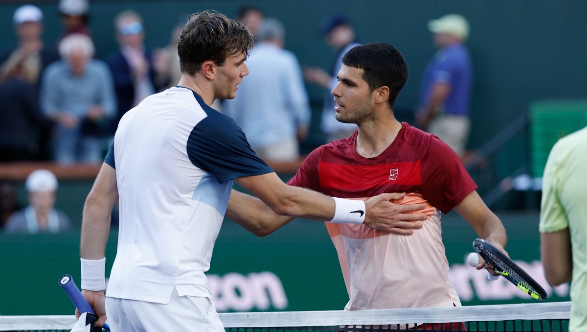 Alcaraz cae en las semifinales contra Jack Draper y se olvida del tricampeonato en Indian Wells (EFE)