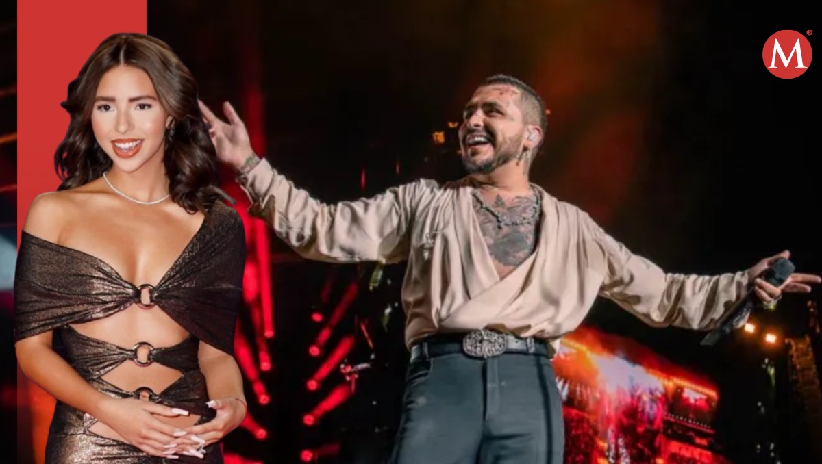 Contra todo pronóstico, Ángela Aguilar sí asistió al concierto de su esposo.