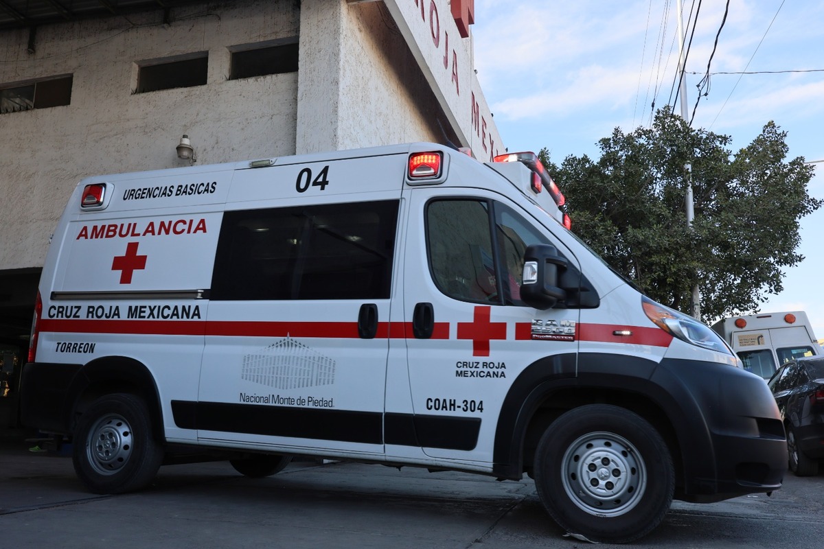 Unidad que utiliza la Cruz Roja de Torreón para atender emergencias. | Verónica Rivera