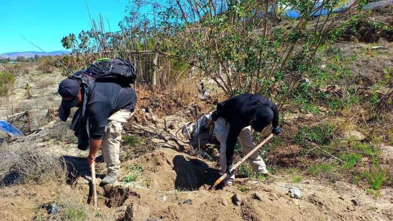 Se descubren vestigios de cinco personas en fosas subterráneas de Baja California