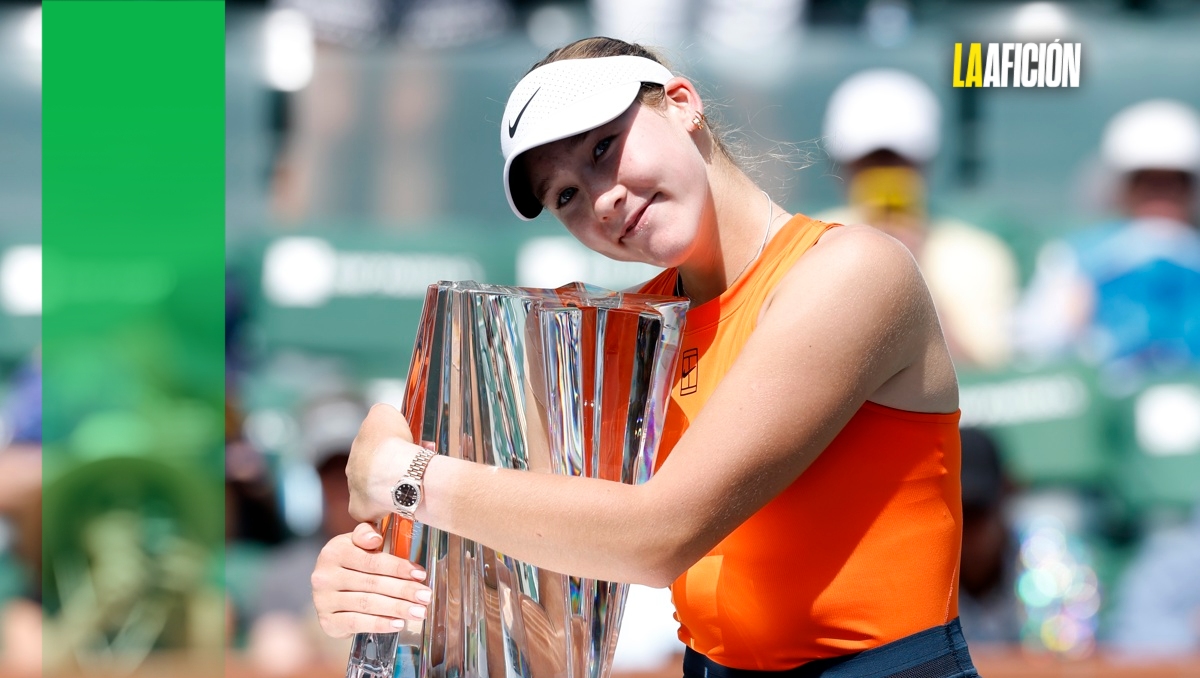 ¡Mirra Andreeva hace historia! se corona en Indian Wells con tan solo 17 años (EFE)