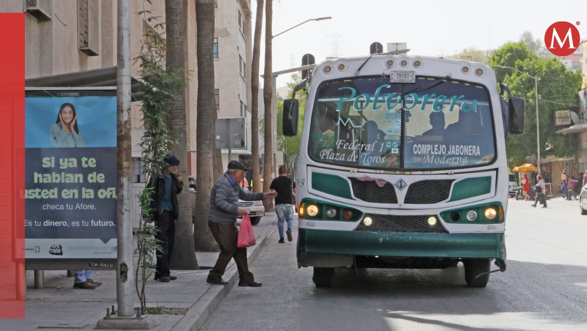 Transporte público en Torreón. | Verónica Rivera