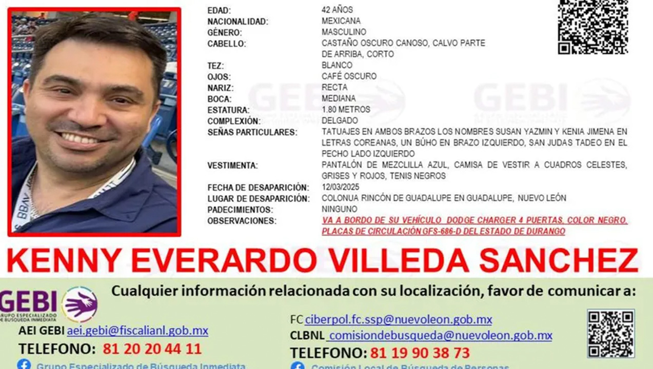Aficionado de Rayados desaparece al viajar a Torreón, Coahuila