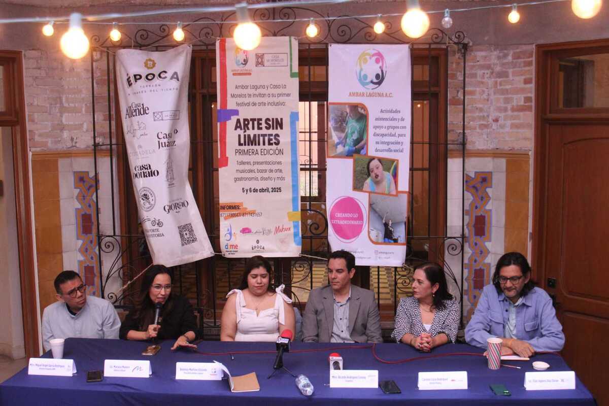 En rueda de prensa se informó que gran parte de lo recaudado se entregará a la asociación civil Ámbar Laguna.| Rolando Riestra