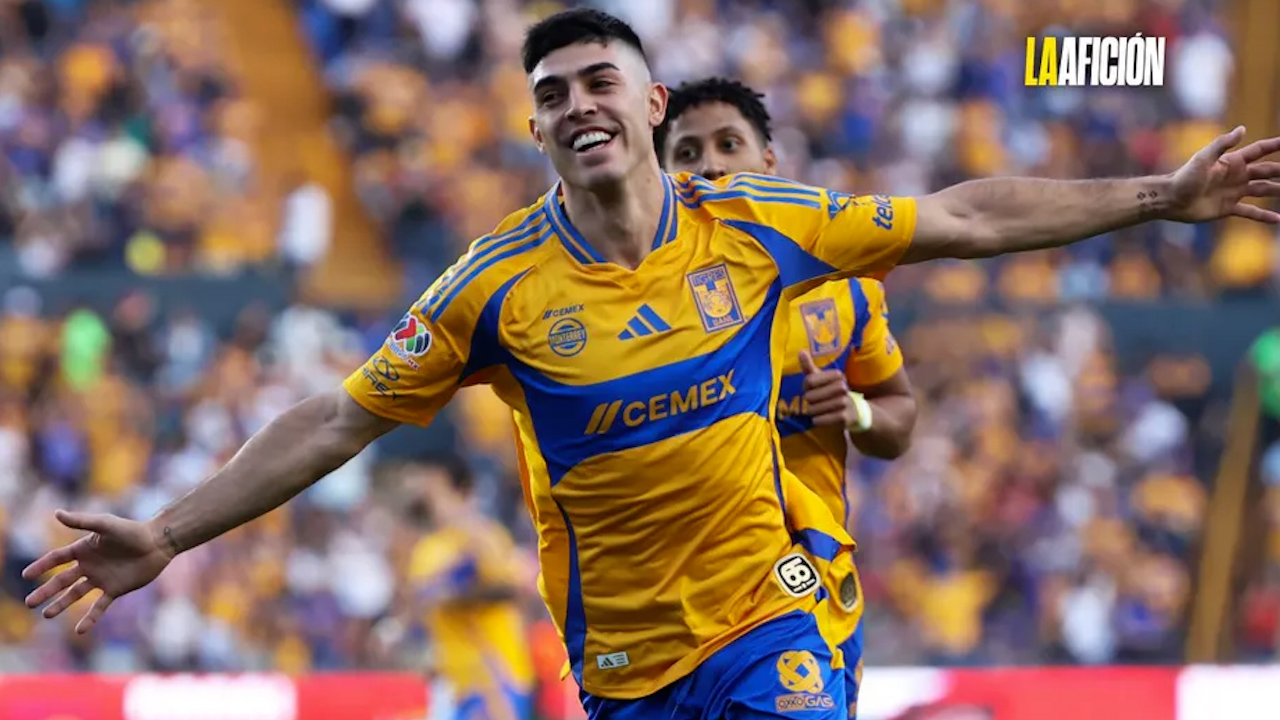 Tigres golea a Santos en el Volcán y asciende en la tabla de la Liga MX con Pizarro