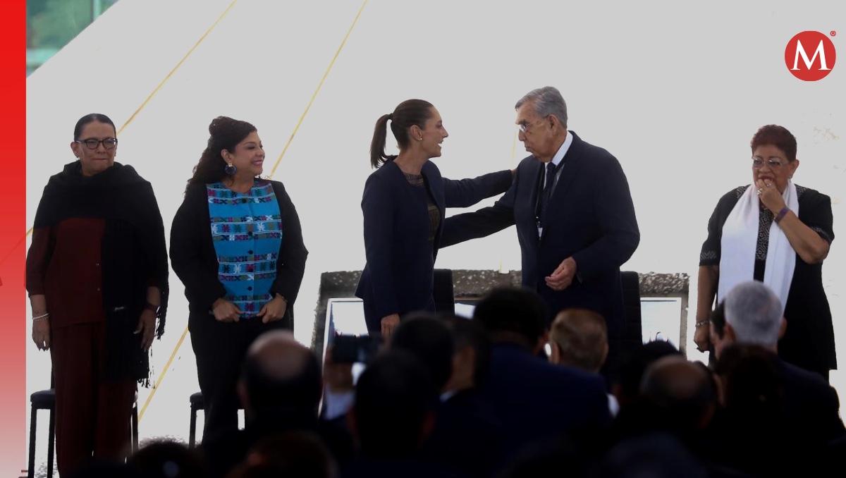 La Presidenta estuvo acompañada del ingeniero Cuauhtémoc Cárdenas en el aniversario de la Expropiación Petrolera. | Jorge Carballo