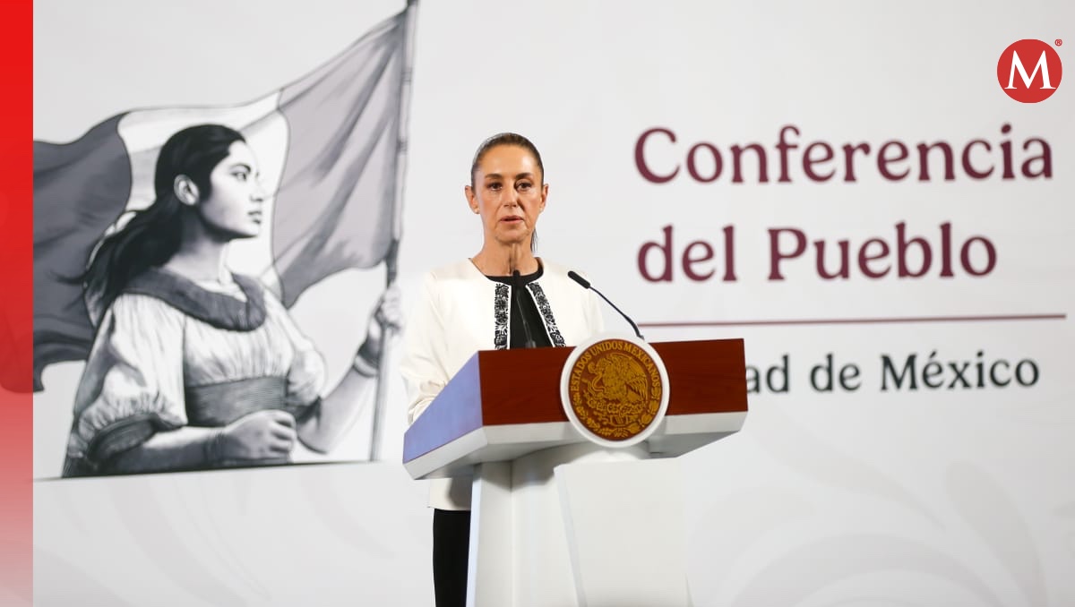 La conferencia de presa de la Presidenta en Palacio Nacional el 19 de marzo. | Araceli López