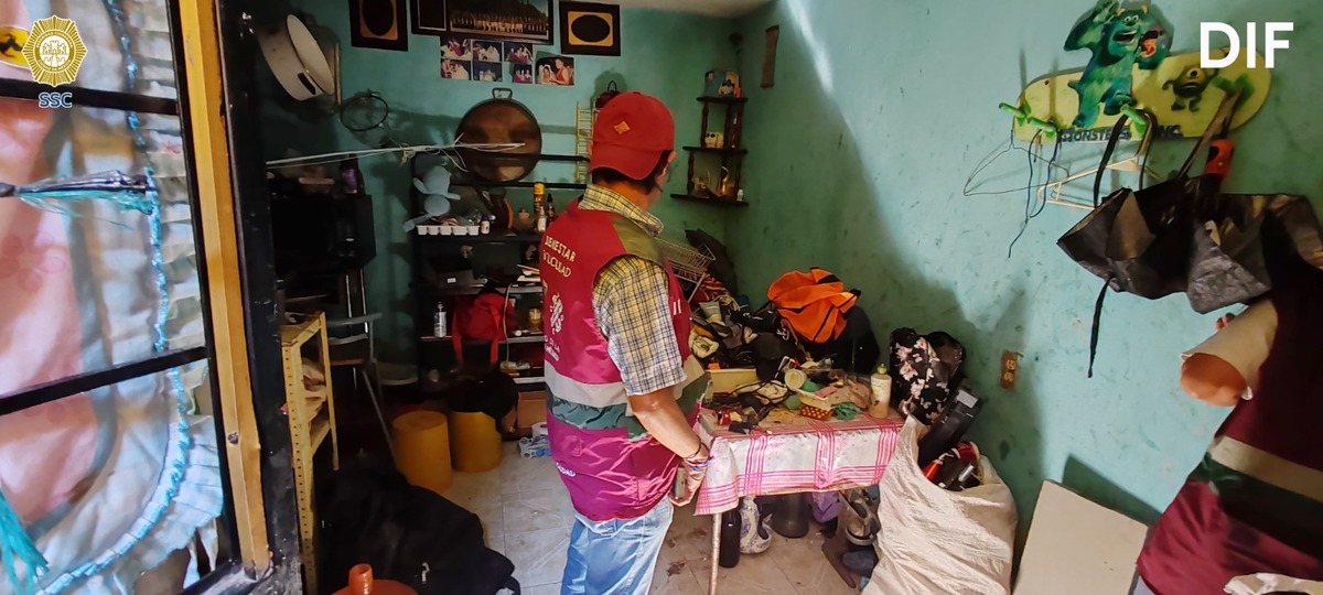 La dependencia corroboró la situación en la que vivían las menores de edad.