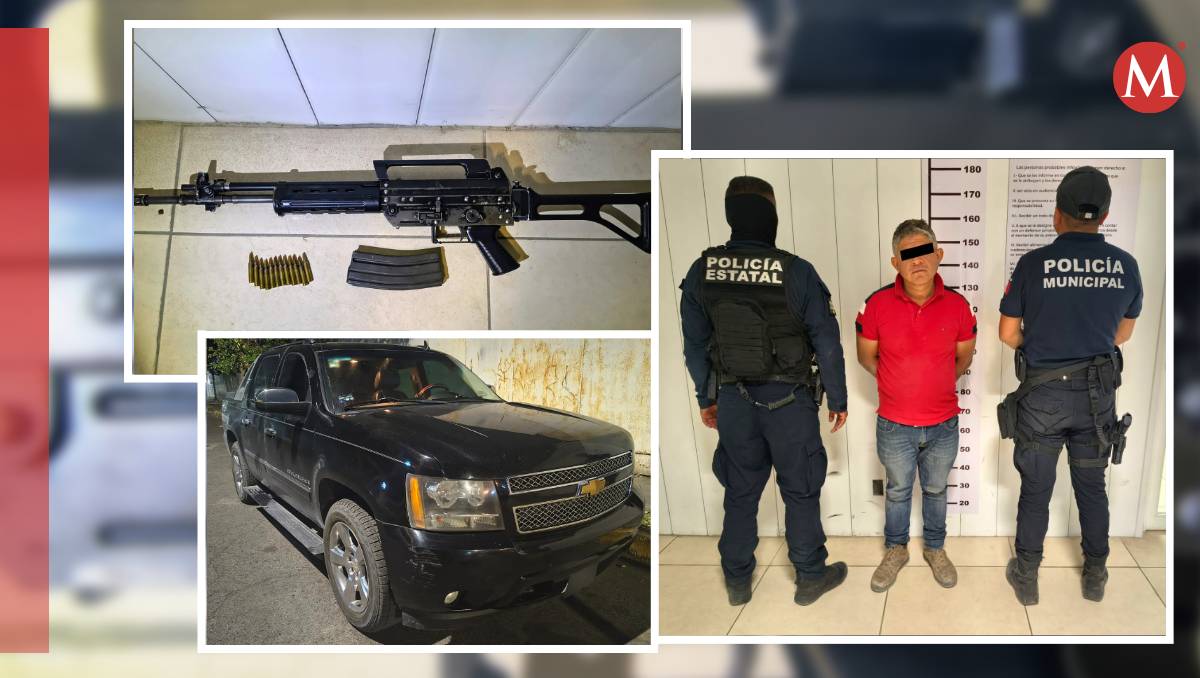Detienen en Polotitlán a hombre ebrio con un fusil de asalto. | Especial