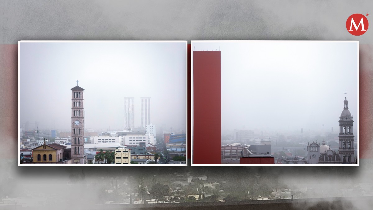 Polvo denso cubre el Área Metropolitana de Monterrey / Jorge López