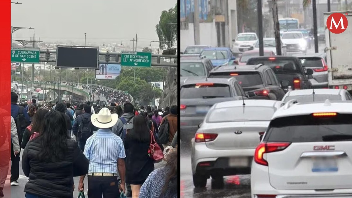 Bloqueos en carretera México-Pachuca