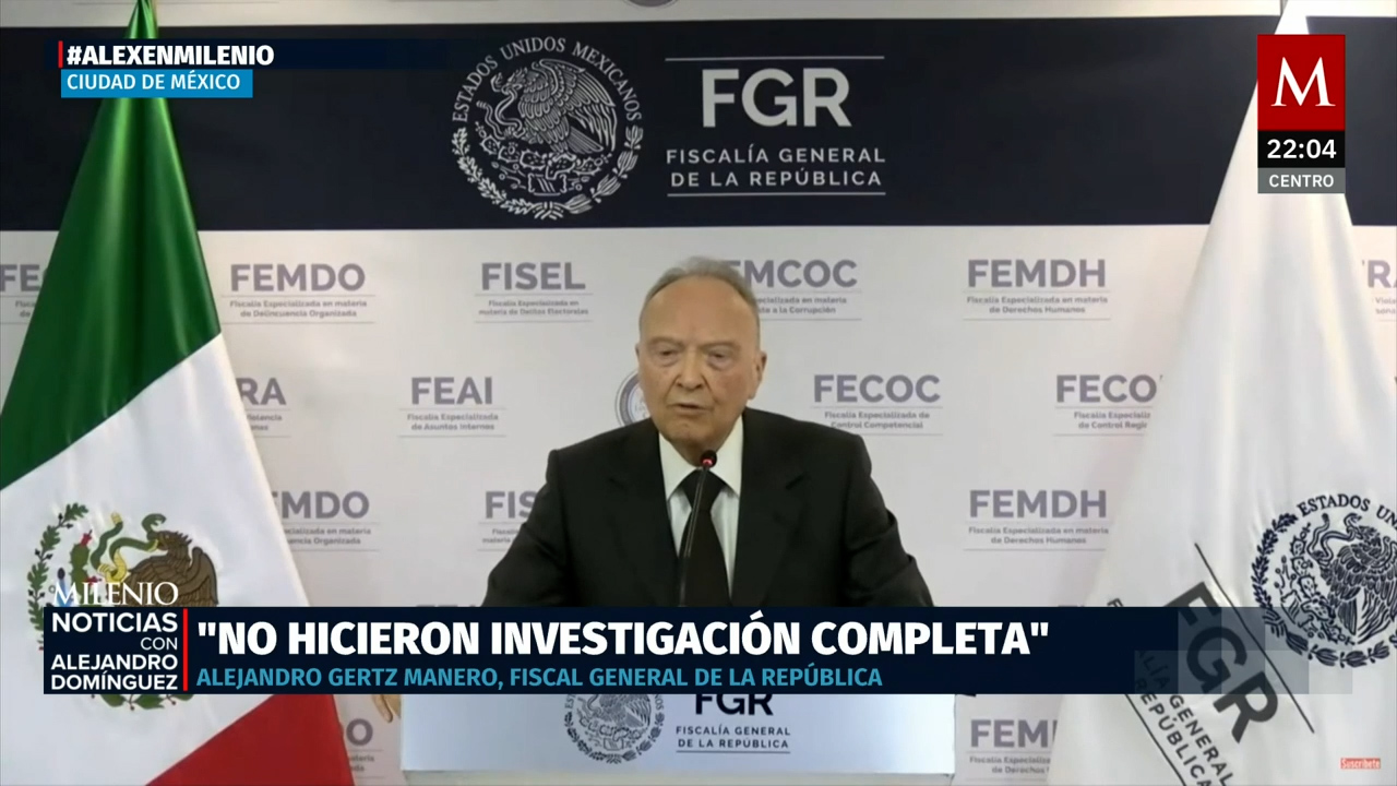Gertz Manero critica a la Fiscalía de Jalisco por caso Rancho Izaguirre