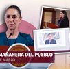 La Presidenta en su conferencia mañanera en Palacio Nacional el 20 de marzo. | Cuartoscuro