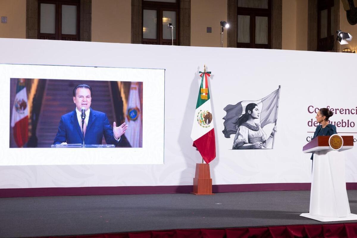 El alcalde de Gómez Palacio reconoció la gestión del gobernador Esteban Villegas Villareal en la inversión histórica. (Especial)