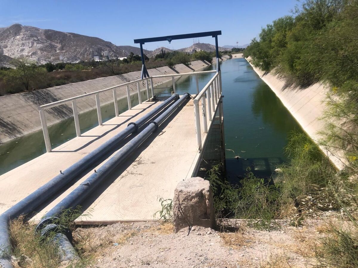 El Simas Torreón, la dirección de Obras Públicas, y Protección Civil realizaron una supervisión a La Laguna de Regulación.  | Especial