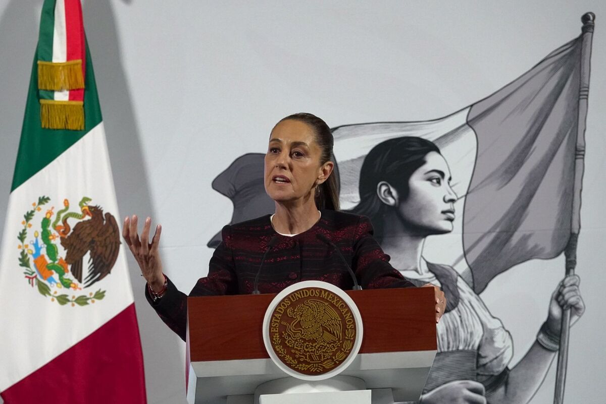 Claudia Sheinbaum durante la conferencia "La Mañanera del pueblo". | Cuartoscuro