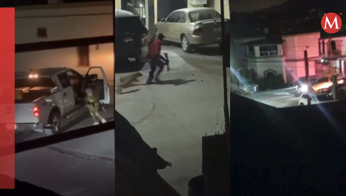 Vecinos captaron desde el interior de sus domicilios el momento de los hechos. Especial