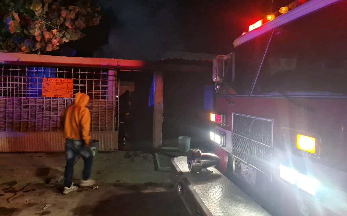 La familia logró salir al escuchar el estallido. l Especial