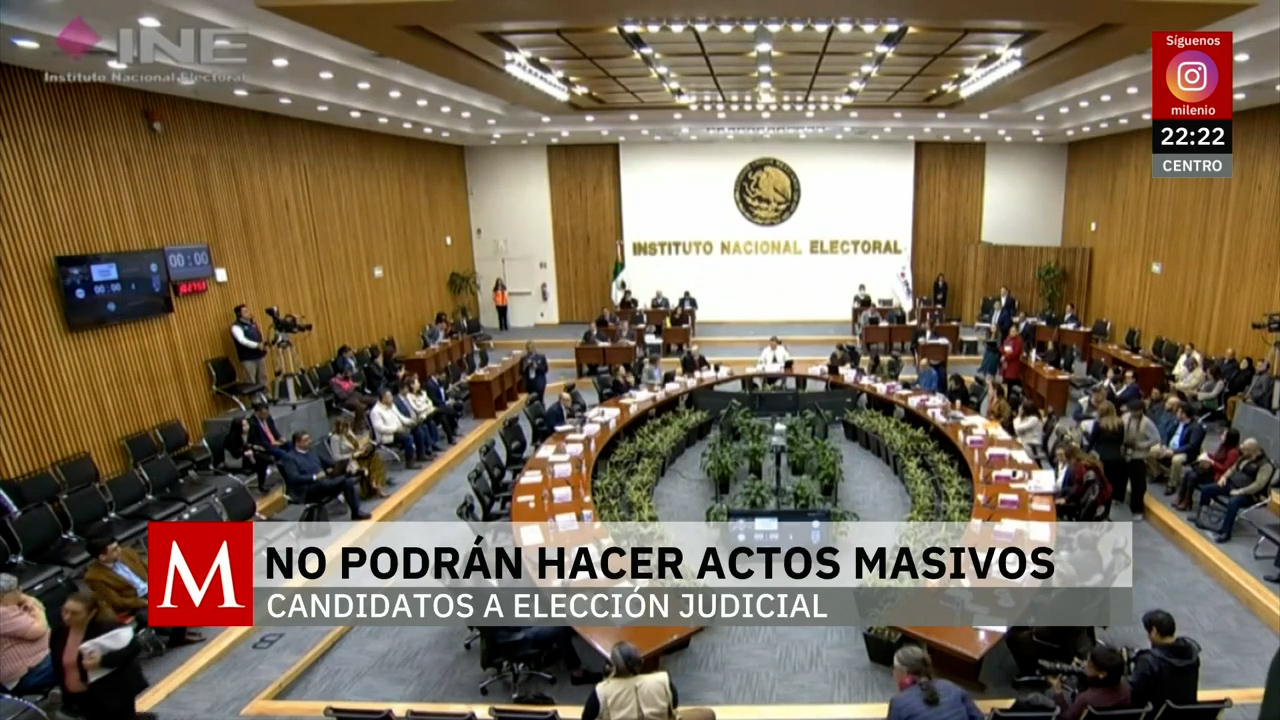 INE advierte restricciones para arranques de campaña en las elecciones judiciales