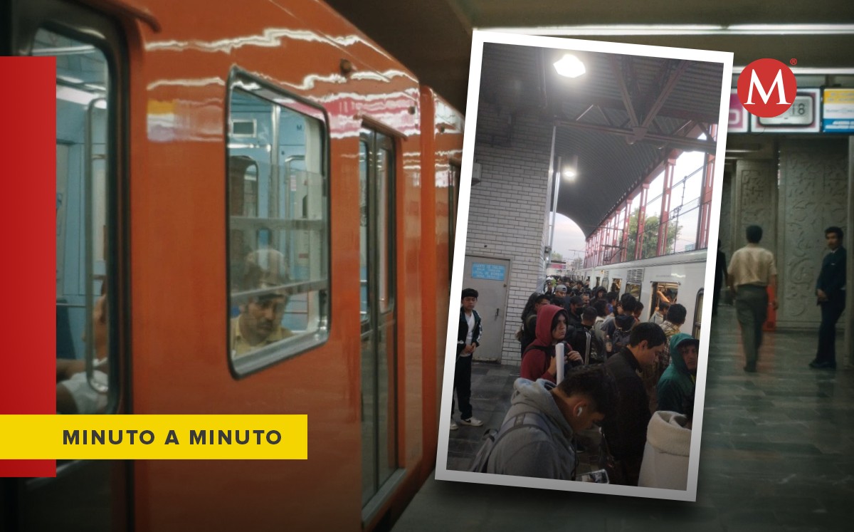 El Metro y Metrobús arrancaron la semana con retrasos. | Especial