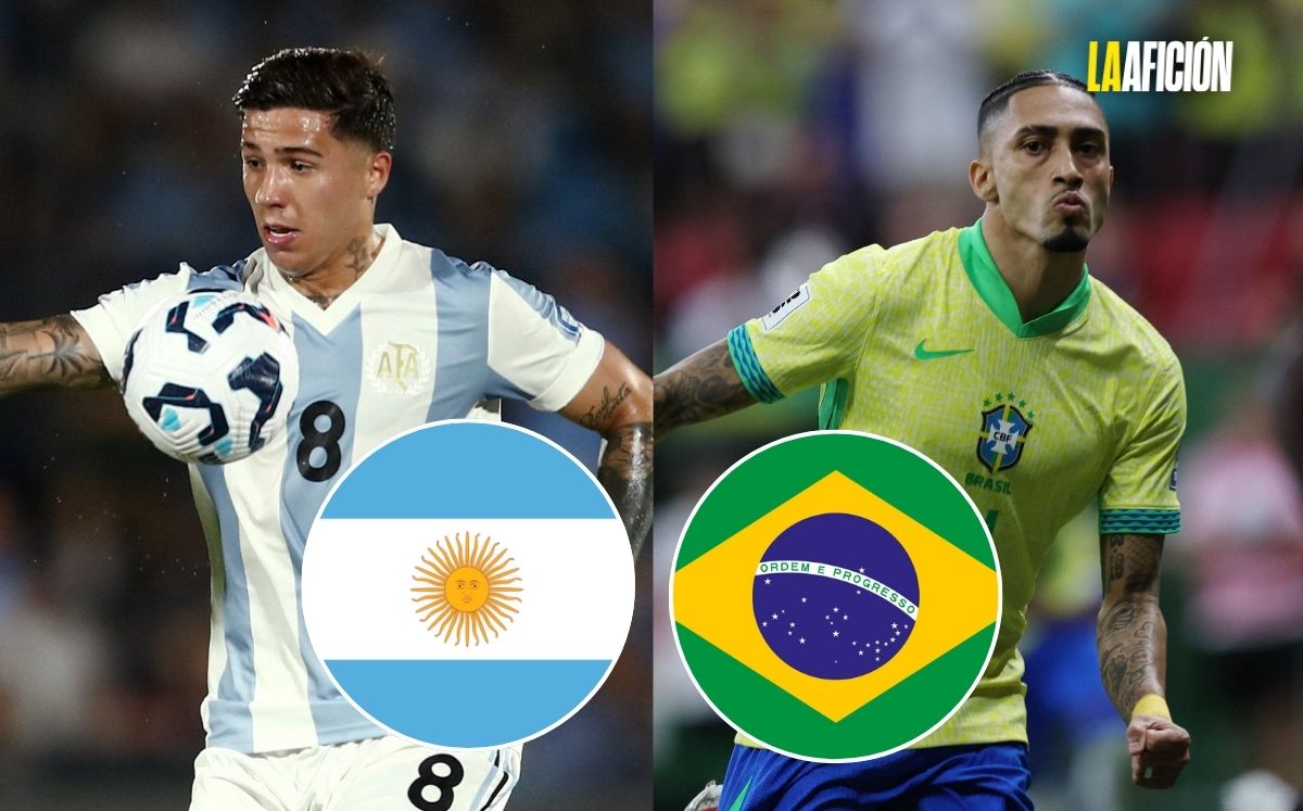 Argentina vs Brasil: ¿A qué hora y dónde VER partido HOY de las eliminatorias de Conmebol 2025?