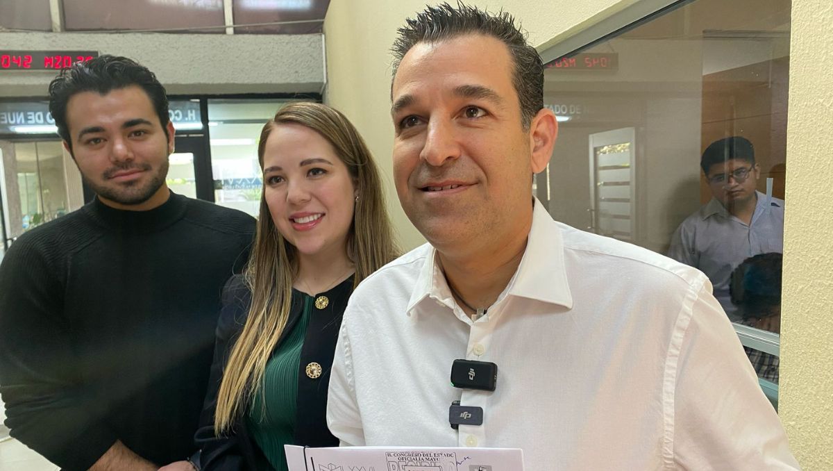 Edgar Salvatierra y Claudia Chapa, dirigente estatal y coordinadora del Partido Verde | Kevin Recio