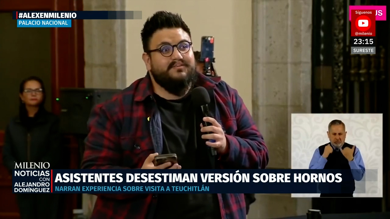 Polémica en la mañanera por intervención de asistentes en el caso del Rancho Izaguirre